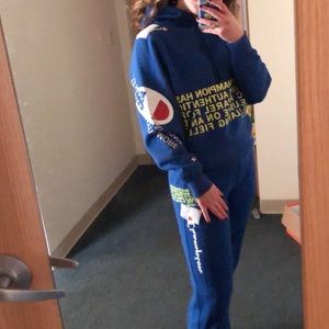 Champion printed vintage sweatsuit